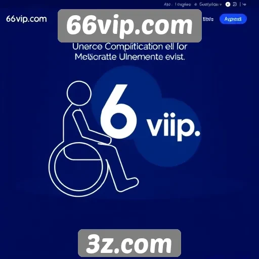Acessibilidade e navegação no site 66vip.com